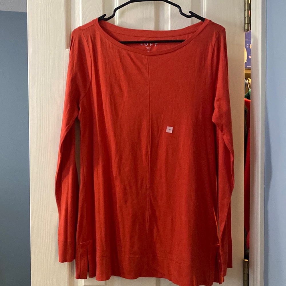 LOFT Long Sleeve Crew Neck Tee